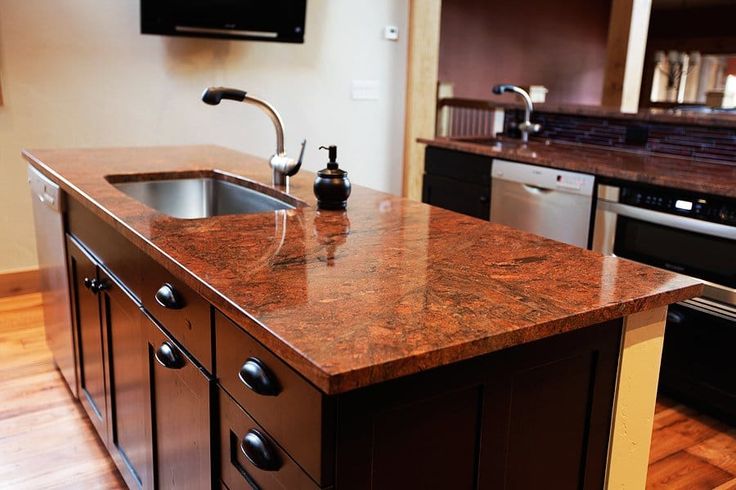 Alaska red granite countertop
