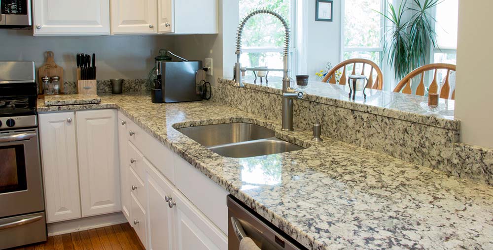 Granite kitchen countertop