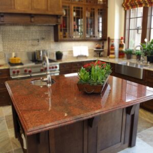 Red Multicolor Granite Countertops Manufacturer & Exporter in India
