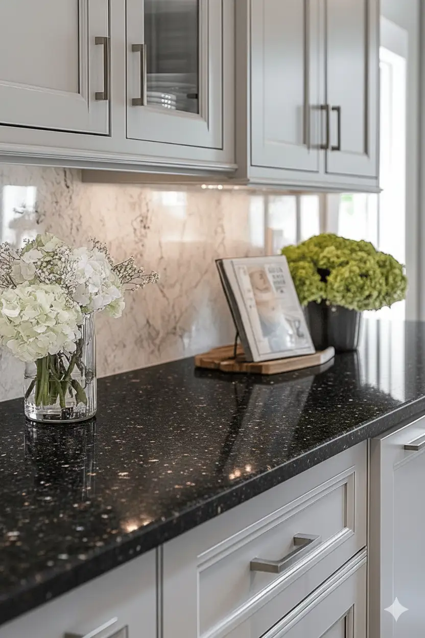 Black Galaxy Granite Countertop