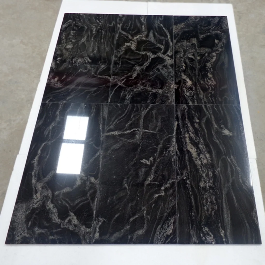 Black forest granite tiles
