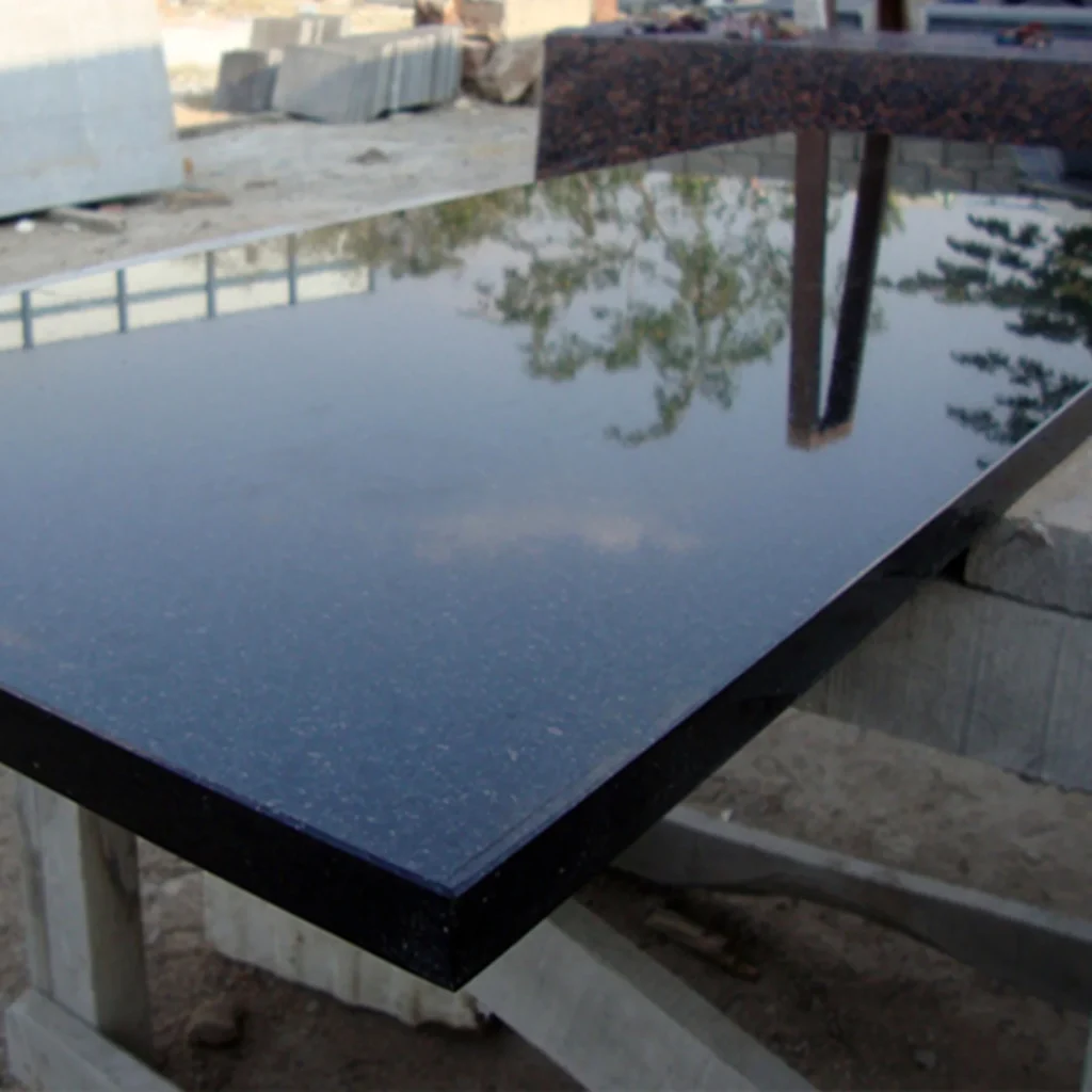 Black galaxy granite countertop