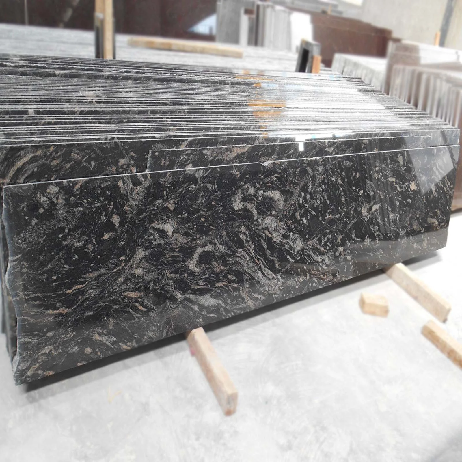 Black Marquina Cutter Slab