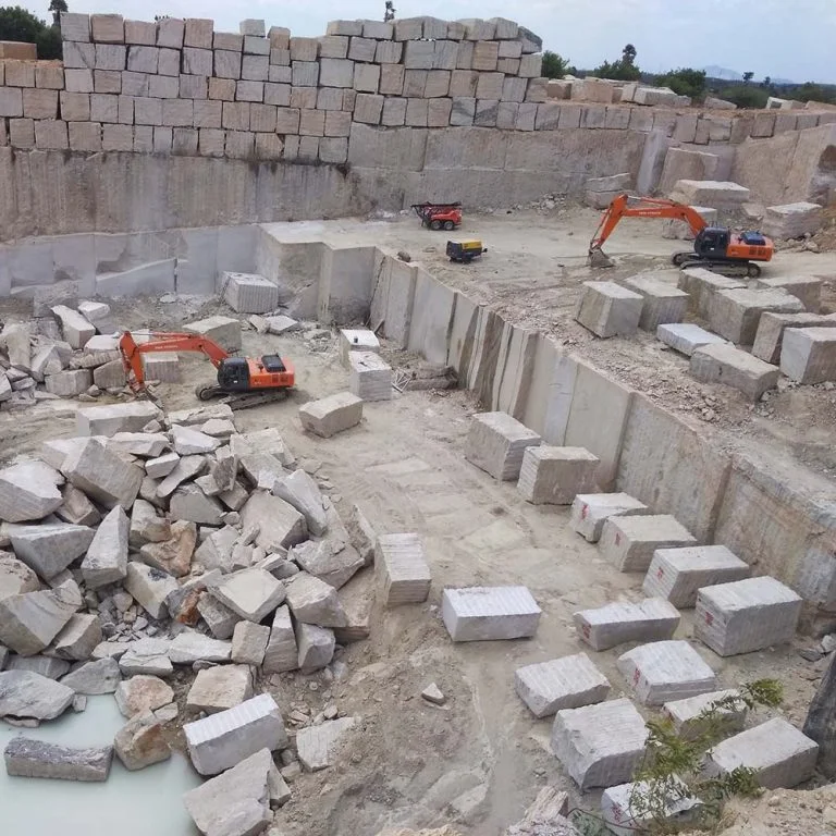 Granite quarry in India