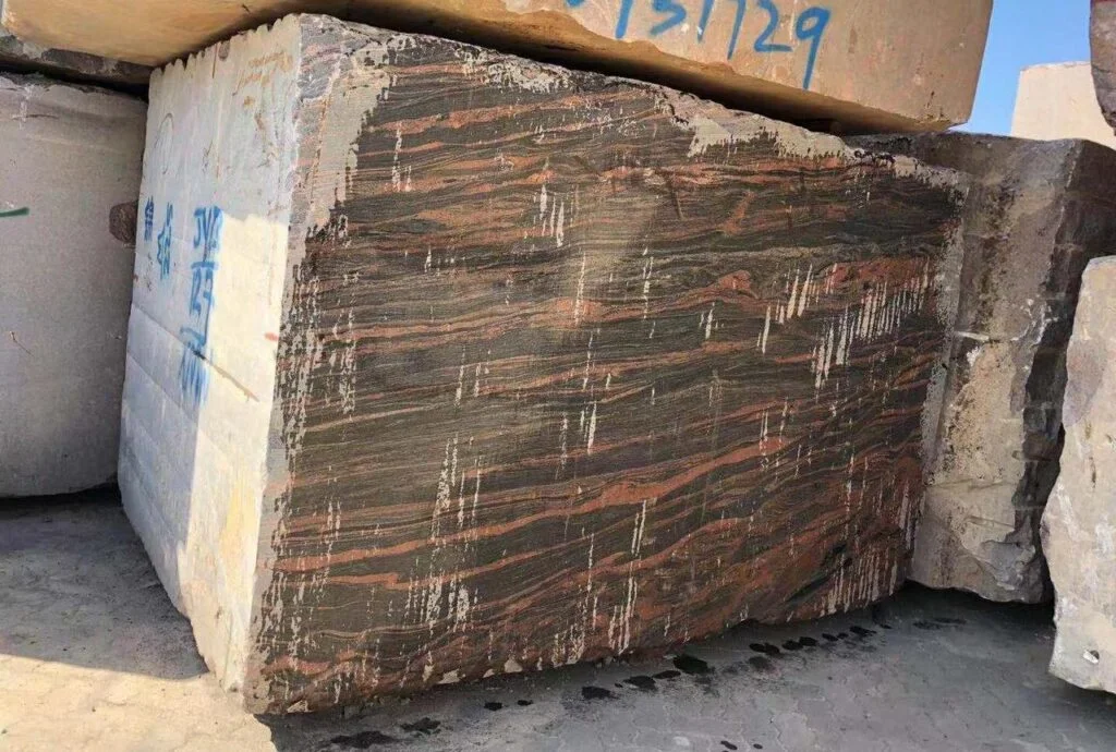 Himalayan blue granite rough block