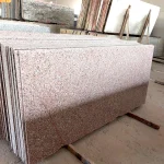 Rosy pink granite cutterslab