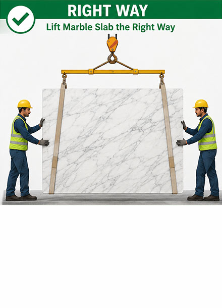 Stone Slab Handling Damage: Why Most 
